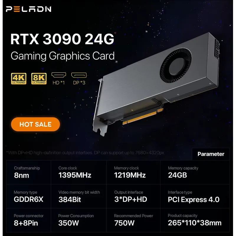 Hot Sale Low Price AI Server G - Rtx 3090 24Gb Graphics Card review and price